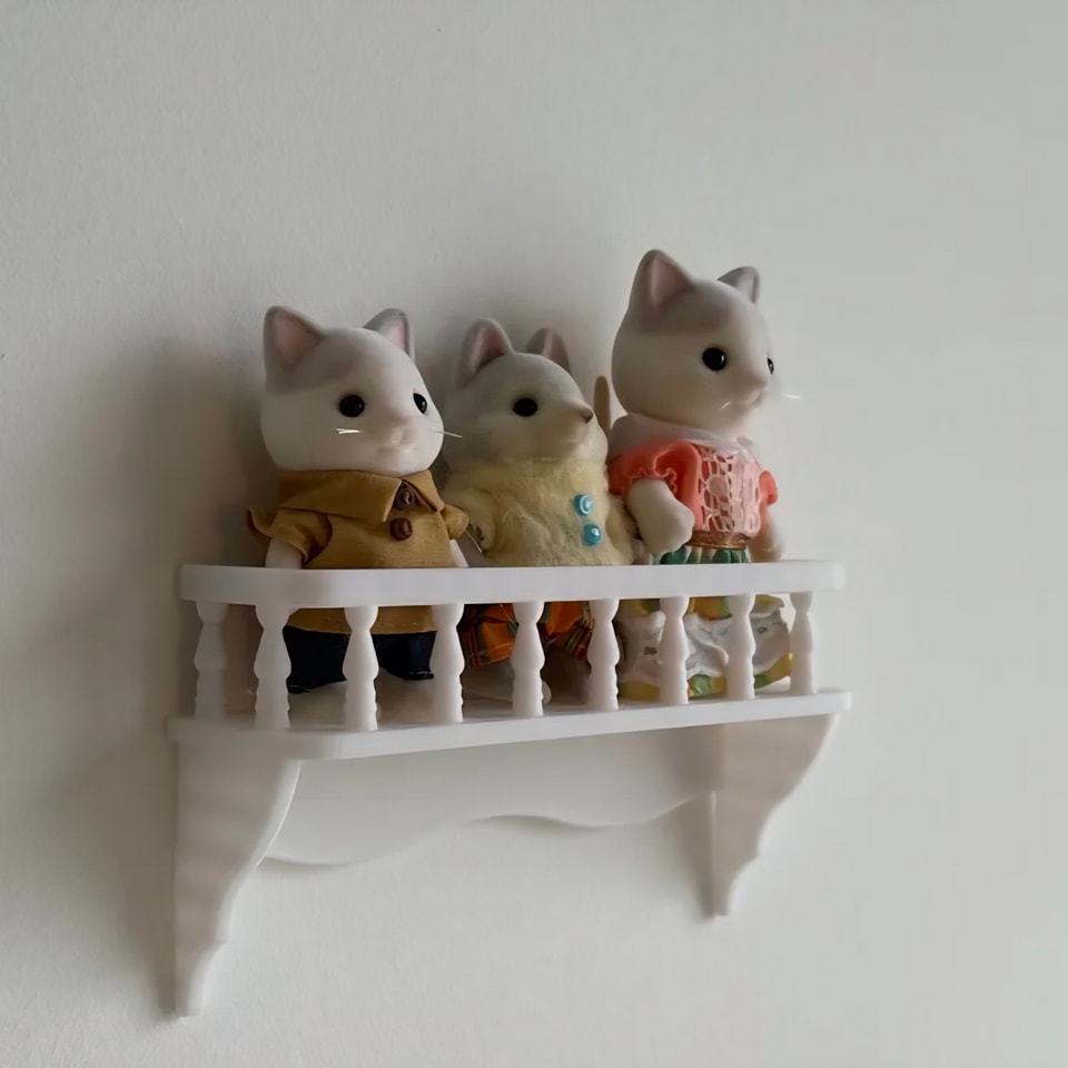 კედლის თარო ფიგურებისთვის